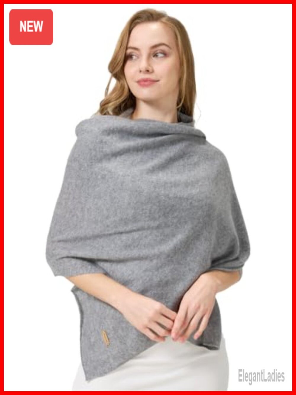 100% Cashmere Shawl Wrap Lightweight Travel Scarf All Seasons Gift